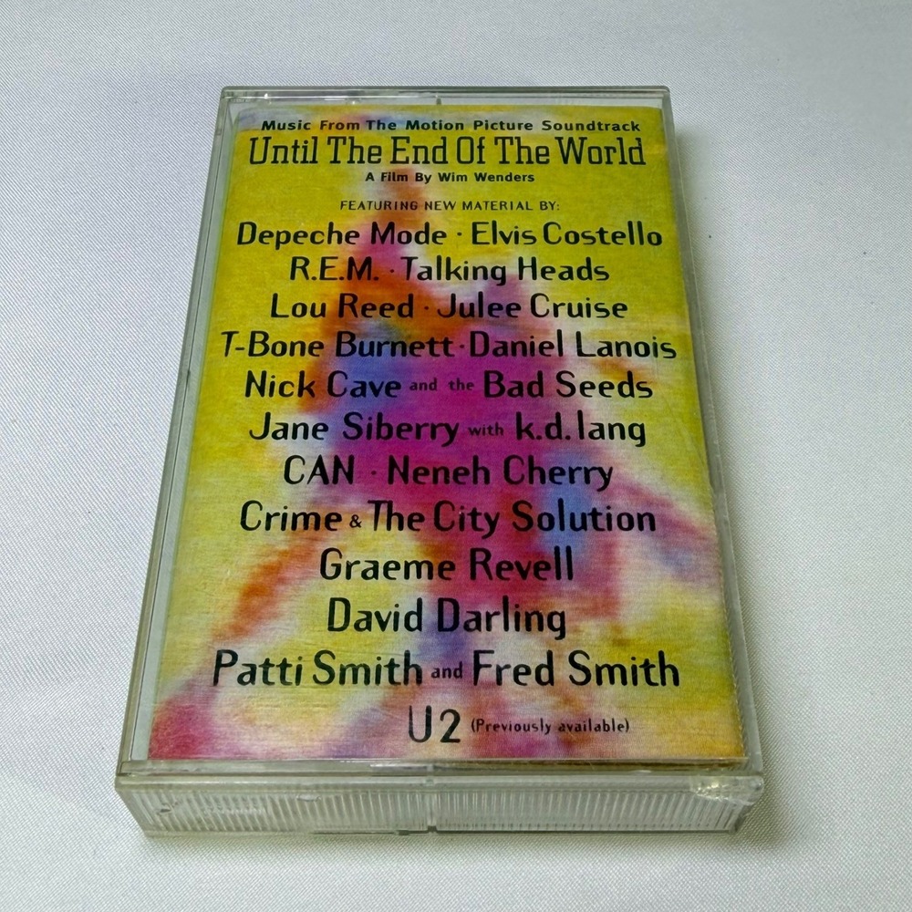 Until The End Of The World Soundtrack Cassette Depeche Mode U2 REM 1991 4-26707
